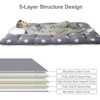 COZONY Floral Floor Mattress Rustic Japanese Style Futon with Grey Star Design, Twin Size Play Mat for Kids - 2 of 4