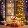 Mr. Christmas 90th Anniversary Collection - Animated & Musical World's Fair Boardwalk Carousel - 2 of 3