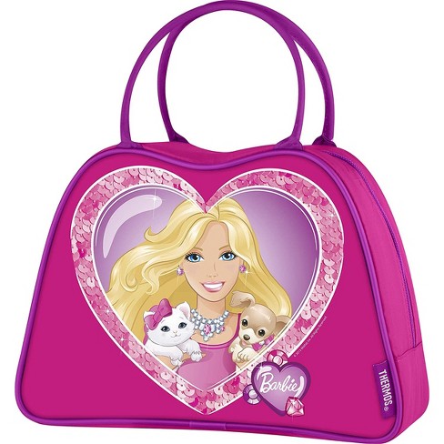 Barbie Girl Glitter Thermos Insulated Lunch Box