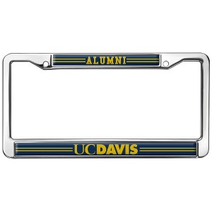UC Davis Alumni Logo Full Size Standard License Plate Metal Frame - 1 of 4