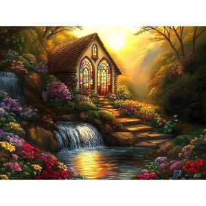 Sunsout Cottage Creek 1000 pc Jigsaw Puzzle 77170 - 1 of 4