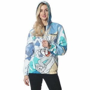 Members Only - Women's Bugs Patchwork Windbreaker Oversized Jacket - 1 of 4