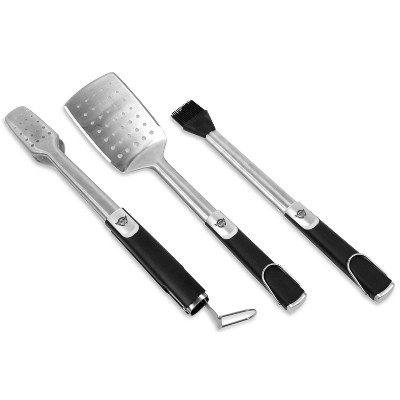 Pit Boss 3pc Stainless Steel Soft Touch BBQ Tool Grill Spatula Set