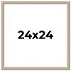 PosterPalooza | 24x24 Thin Barnwood Picture Frame, UV Acrylic, 2 Finishes - Grey and Black - 2 of 4