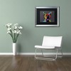 Trademark Fine Art -Michael Tompsett 'French Bulldog Grey' Matted Framed Art - 3 of 4