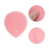 Unique Bargains Silicone Facial Cleansing Brush with Suction Cup 3.23"x2.76"x1.5" 1 Pc - 3 of 4