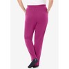Woman Within Plus Size 7-Day Knit Straight Leg Pant - 3 of 4