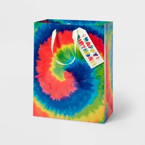 Large Gift Bag Tie Dye - Spritz™ - 1 of 3