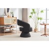 NicBex Velvet Swivel Barrel Accent Chair,Upholstered Swivel Living Room Chairs with Mid-Height Backrest,Accent Chairs for Living Room - 4 of 4