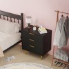 Dresser for Bedroom, Fluted Dressers & Chest of Drawers, Wooden Storage Organizer with Gold Metal Handles & Legs for Living Room, Entryway - 2 of 4