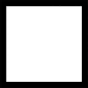 Amanti Art Basic Black Narrow Framed Dry Erase Magnetic Board - 1 of 4