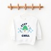 The Juniper Shop Stay Chill Checkered Toddler Graphic Sweatshirt - 2 of 2