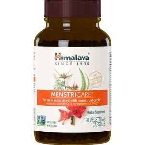 Himalaya MenstriCare for PMS, Menstrual Cramp Relief, Womens Health & Balanced Hormone Support, Includes Shatavari, 800 mg, 120 Capsules - 1 of 4