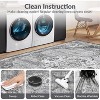 Washable Vintage Oriental Rug, Distressed Non-Slip Low Pile Non-Shedding Foldable Accent Carpet for Bedroom Living Room - 4 of 4