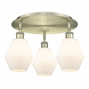Cindyrella - 3 Light Flush Mount In Industrial Style-10 Inches Tall and 17.75 Inches Wide - 1 of 1