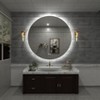 Apmir Super Bright Back LED Lighted Anti-Fog Round/Oval Wall Mirror with Tempered Glass & 3-Year Warranty - 2 of 4