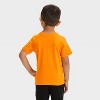 Toddler Boys' Disney Mickey Mouse Halloween Skeleton Short Sleeve T-Shirt - Orange - image 3 of 4