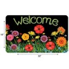 Ashley Productions® The Original Fun Mat™, Welcome Mat, 18" x 30", Wildflowers Welcome - 3 of 4