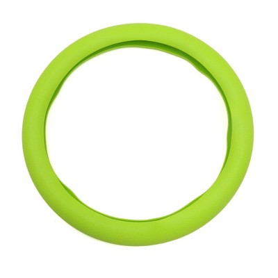 X-Autohaux 12.6" Outer Dia Auto Car Rubber Antislip Comfortable Steering Wheel Cover Green