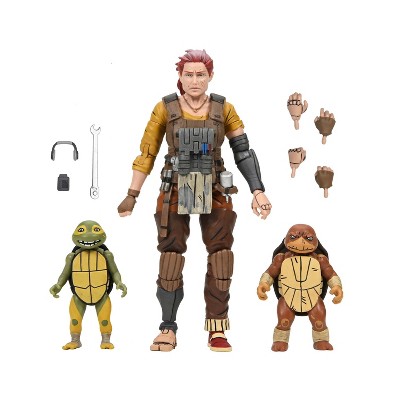 NECA Teenage Mutant Ninja Turtles (Ronin The Lost Years) 7" Scale April with Baby Yi & Moj Action Figure