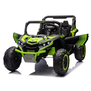 Whisen Two-Seater Children's Ride-On Toy with Storage and Safety Features - 1 of 4