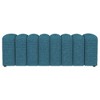 Kumasinova Modern Ottoman Bench – 54.25"W Fabric Upholstered Bed Bench, Small Round Legs, Tufted Accent Entryway Bench & Foot Stool - 2 of 4