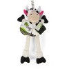 goDog Checkers Skinny Cow Squeaky Plush Dog Toy, Chew Guard Technology, Small - 4 of 4