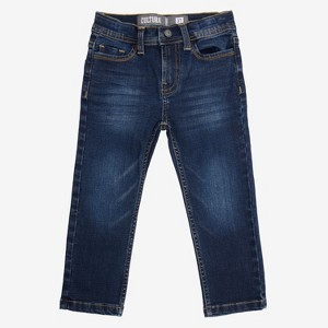 CULTURA Boy's Saddle Stitch Stretch Jeans - 1 of 4
