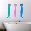 iMountek"Silicone Back Scrubber Belt for Shower – Exfoliating, Foaming Body Wash Strap with Massage Dots"Blue&Purple - 2 of 4