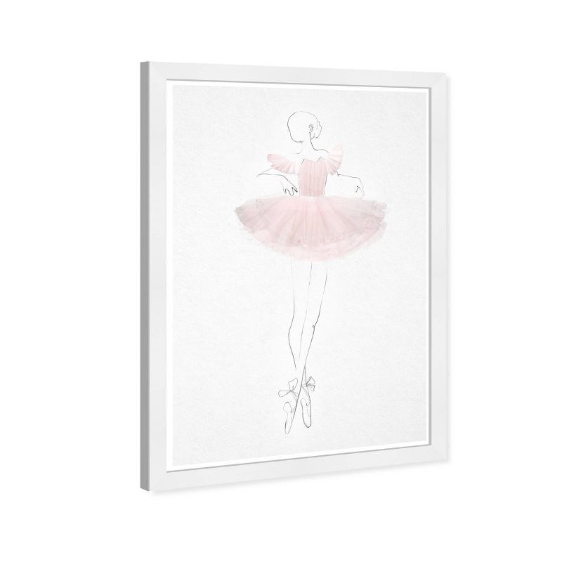 13&#34; x 19&#34; Ballerina I Music and Dance Framed Wall Art Pink - Olivia&#39;s Easel, 4 of 6