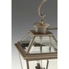 Progress Lighting Burlington 1-Light Outdoor Wall Lantern in Antique Bronze, Clear Beveled Glass Shade - 3 of 4