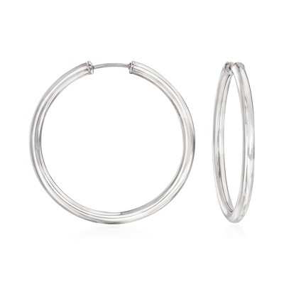 Ross-Simons Sterling Silver Medium Endless Hoop Earrings