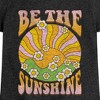 Girls' - Instant Message - Retro Be The Sunshine Fitted Short Sleeve Graphic T-Shirt - 2 of 4