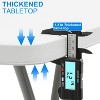 Musment TV Tray Table, Adjustable TV Tray Tables, Folding Table Trays, Multifunctional TV Table, 30 Inch, White - 4 of 4
