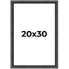 PosterPalooza | Refined Black Picture Frame - UV Acrylic, Foam Board Backing, Hanging Hardware - 2 of 4