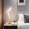 HOMLUX 29 Inch Gold Thousand Origami Crane Lamp Modern Floor Lamp Bird Swing Table Lamp Suitable for Bedroom Study Living Room Cafe Shop - 3 of 4
