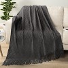 PAVILIA Knit Textured Soft Throw Blanket for Sofa, Living Room Decor, and Bed - 2 of 4