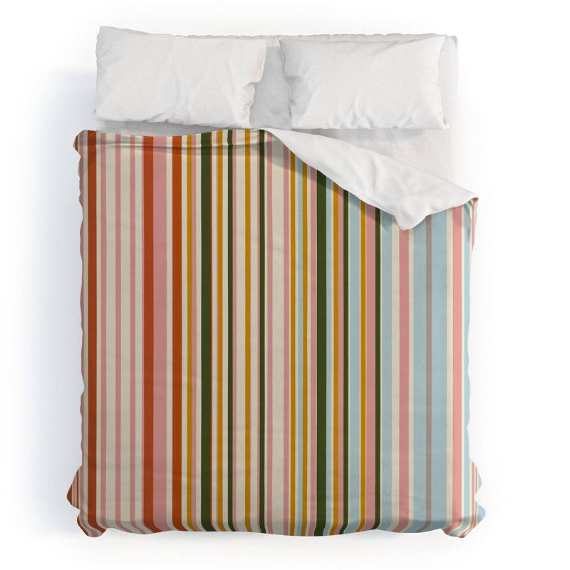 Magical Stripes Cotton Duvet & Sham Set - Deny Designs, 1 of 6