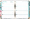 Global Printed Products Hardcover CY 2025 Fashion Planner - 8.5"x11" (Teal Floral) - 4 of 4