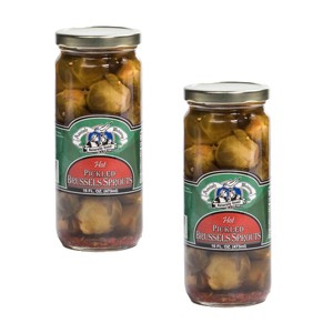 Amish Wedding Hot Pickled Brussel Sprouts, Two 16 oz Glass Jars - 1 of 4