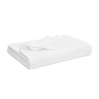 White Microplush Twin/twin Xl Fleece Blanket By Bare Home : Target