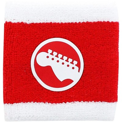 Crowded Coop, LLC Scott Pilgrim Red & White Guitar Athletic Wristband