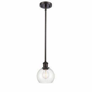 Athens - 1 Light Mini Pendant In Industrial Style-7.88 Inches Tall and 6 Inches Wide - 1 of 1