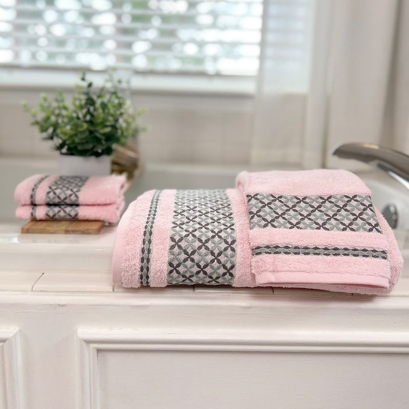 Kafthan Textile Plaid Cotton Bath Towels (Set of 4), 5 of 6