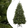 vidaXL Green Artificial Christmas Tree with Hinged Construction, Sturdy Stand, PVC Tips for Lifelike Appearance - 94.5" Height | Indoor & Outdoor Use - 2 of 4
