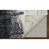 Coda Modern Abstract Black/White Area Rug - 4 of 4