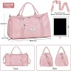 Hachikiko Gym Tote Duffle Bag with Wet Pocket & Shoe Compartment,Water Resistant Travel Carry On Weekender Bag - 3 of 4
