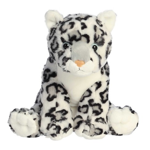 Aurora Medium Snow Leopard Destination Nation Adventurous Stuffed Animal White 12 Target