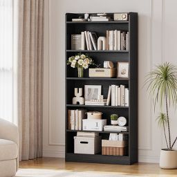 Yaheetech Modern 6-layer Open Shelf  Bookshelf for Office, Living Room