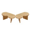 Kumasinova Modern Butterfly Shape Coffee Table,MDF  End Table with Unique Design,Center Table for Living Room,Bedroom and Office,Living Room Furniture - 2 of 4